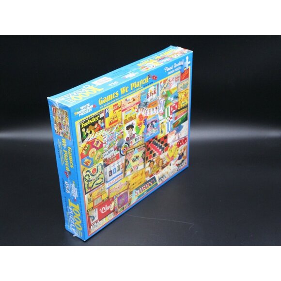 SEALED White Mountain GAMES WE PLAYED 1000 Piece Jigsaw Puzzle - Picture 10 of 11